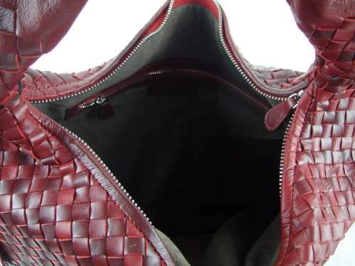 Bottega Veneta Nappa Hobo Lambskin Bag 5091 double red